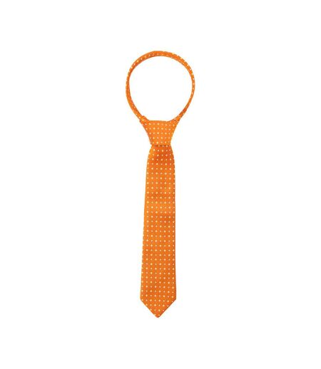 Supreme Products Unisex Adult Diamond Show Tie (Orange/Gold) (One Size)