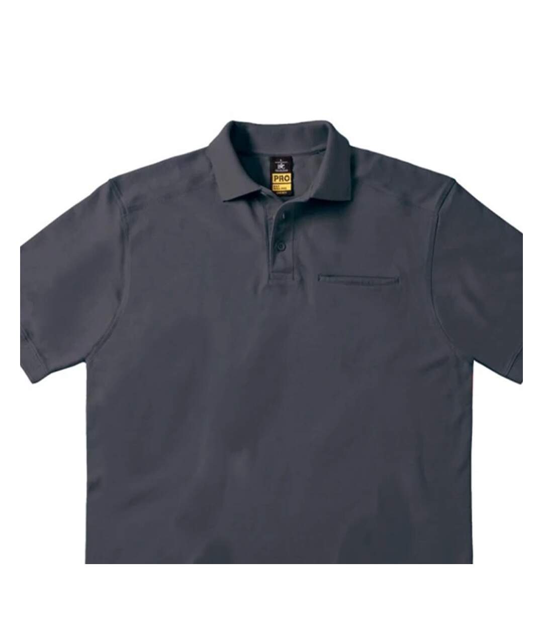 Polo Skill Pro Homme Gris Foncé Uni B&C-2