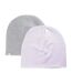Bonnet Motif/style Recto-verso Pu397 Enfant Gris 4F-2