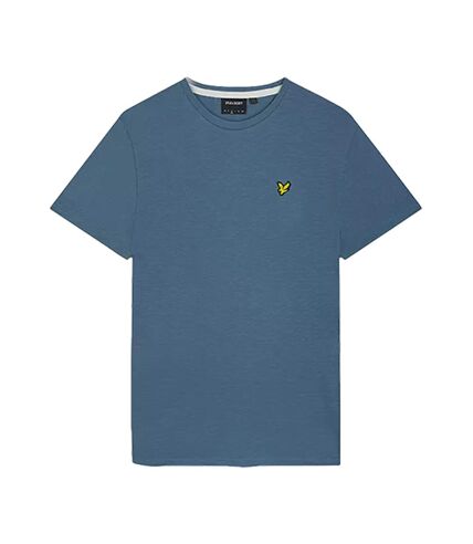 Mens slub t-shirt slate blue Lyle & Scott