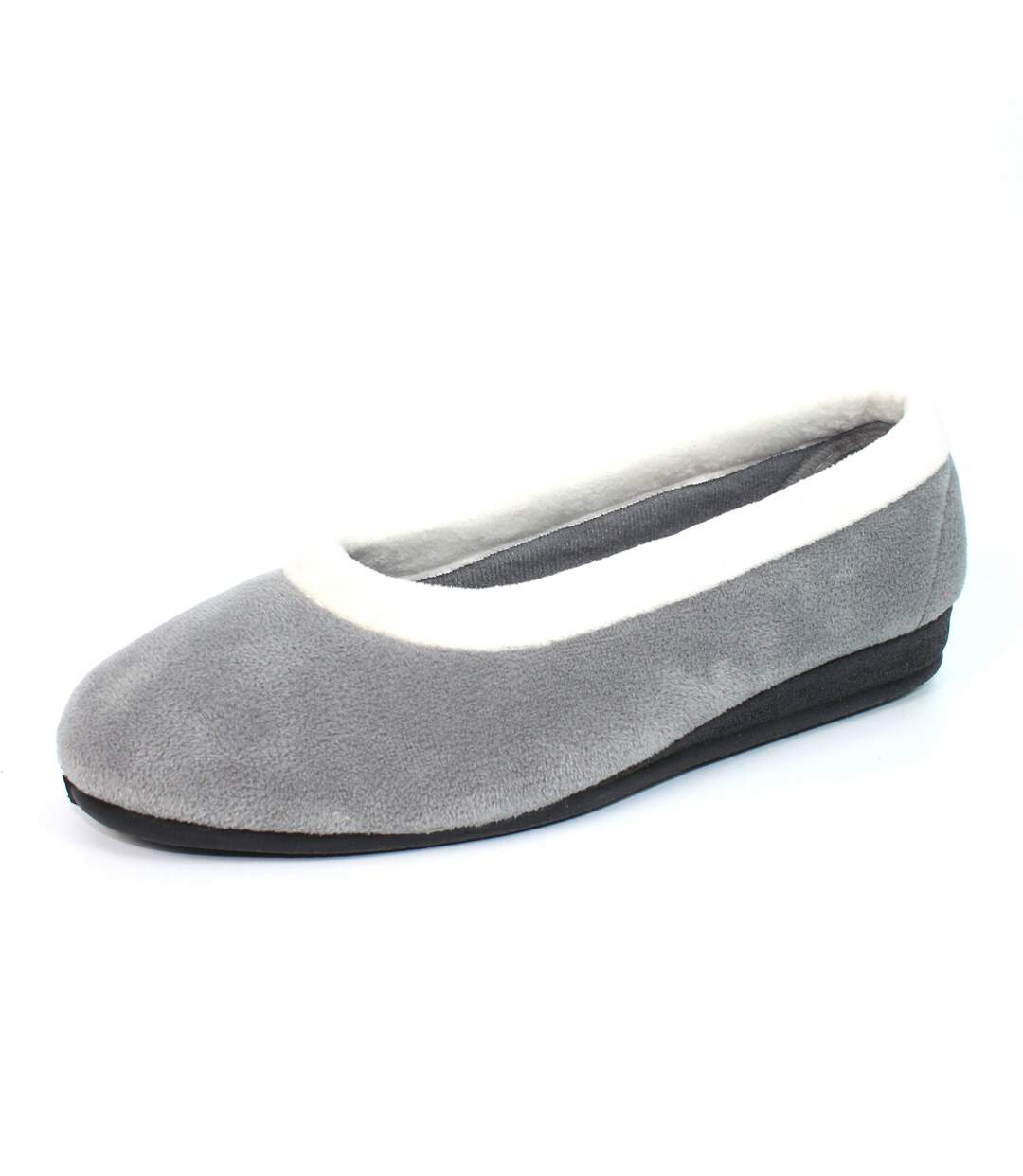 Chaussons mabel femme gris Lunar-2