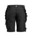 Mens Craftsman 4 Way Stretch Shorts Black Jobman-2