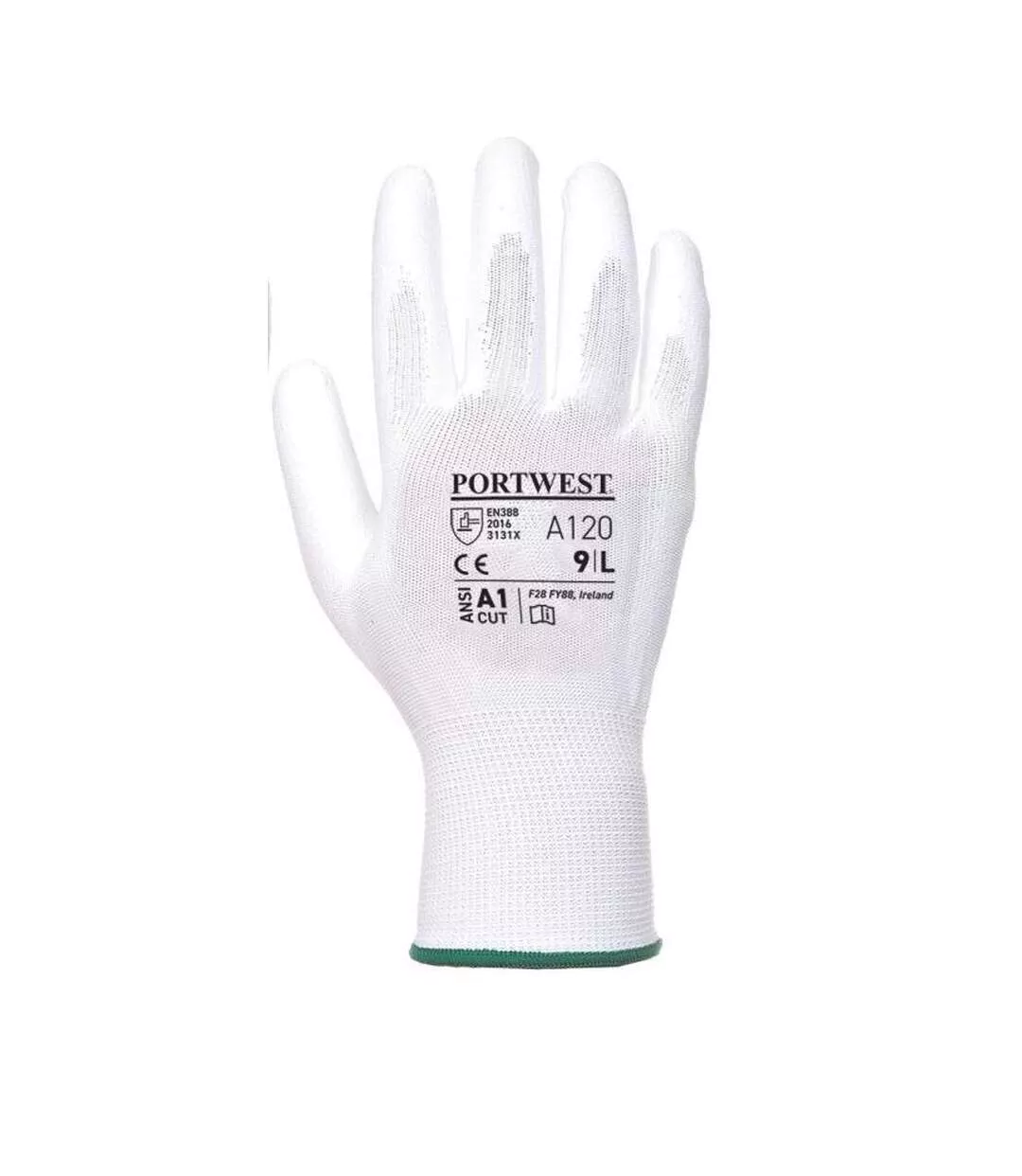 A120 Gants De Travail Adulte Unisexe M Blanc Portwest-1