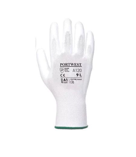 A120 Gants De Travail Adulte Unisexe M Blanc Portwest