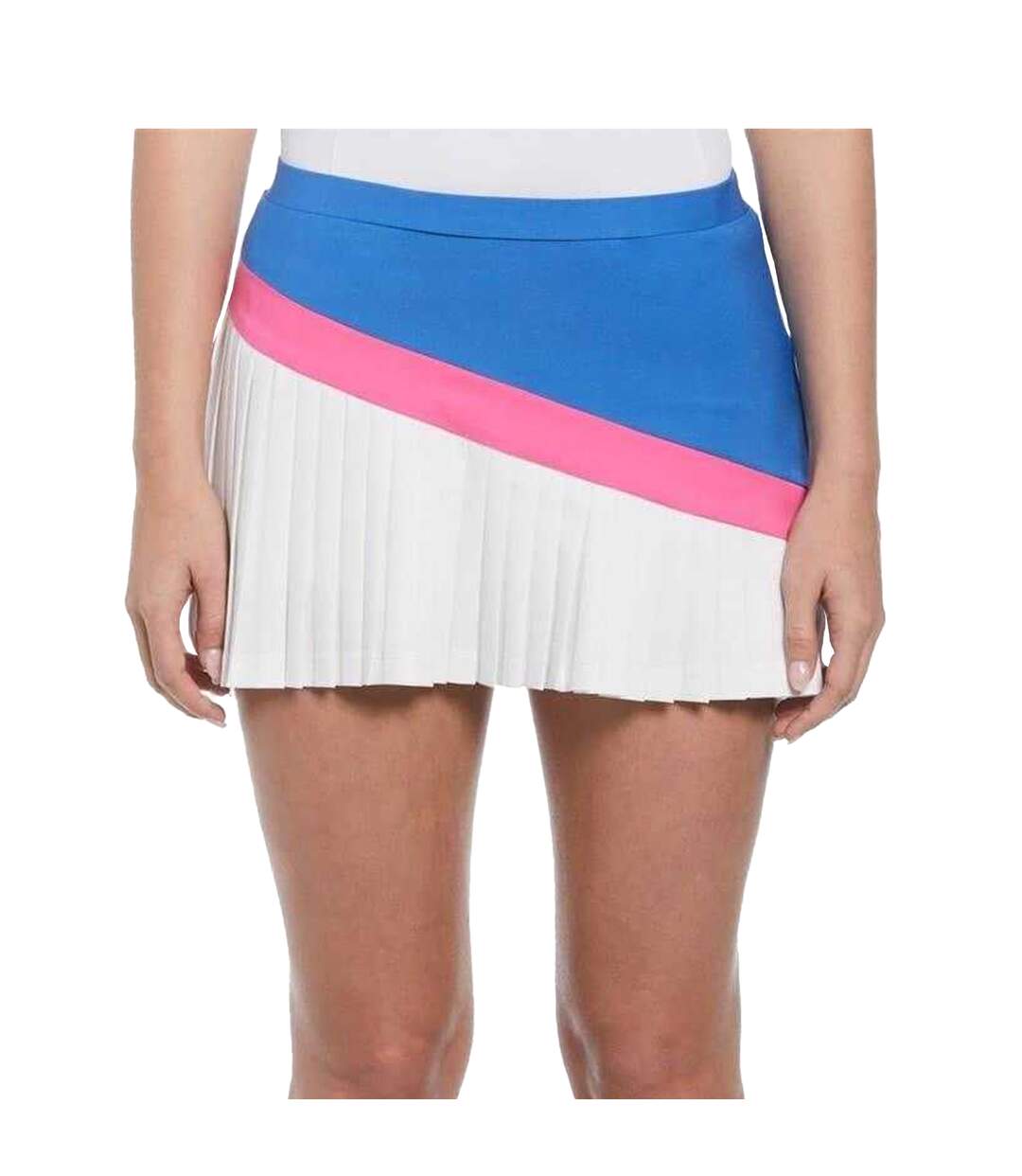 Womens/ladies Asymmetric Tennis Skort Nebulas Blue Original Penguin-1