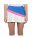 Womens/ladies Asymmetric Tennis Skort Nebulas Blue Original Penguin-1