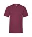 T-shirt valueweight homme bordeaux Fruit of the Loom Fruit of the Loom