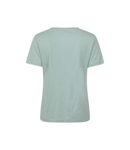 T-shirt Motif/style Lever Du Soleil Femme Kaki Clair Mountain Warehouse