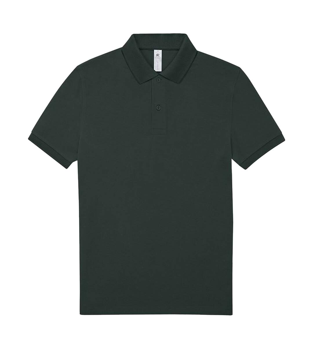 Mens polo shirt dark forest B&C