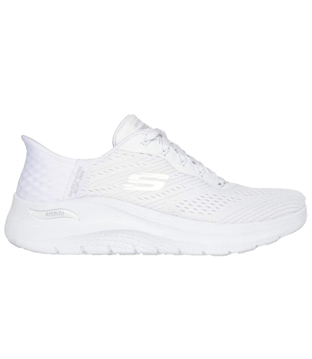 Womens/ladies Arch Fit 2.0 Easy Chic Trainers White Skechers-3