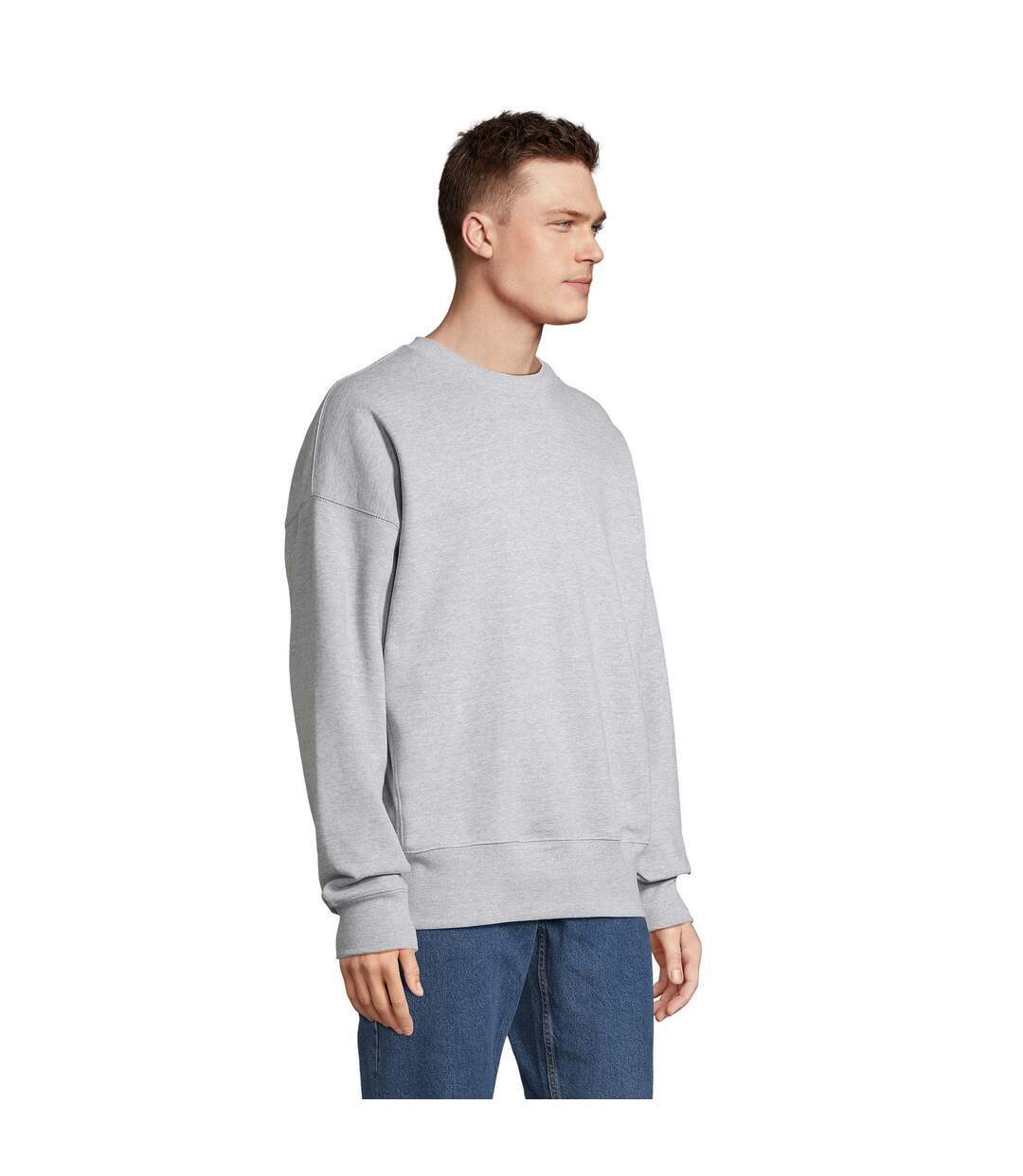 Pull Authentic Adulte Gris Chiné SOLS-3