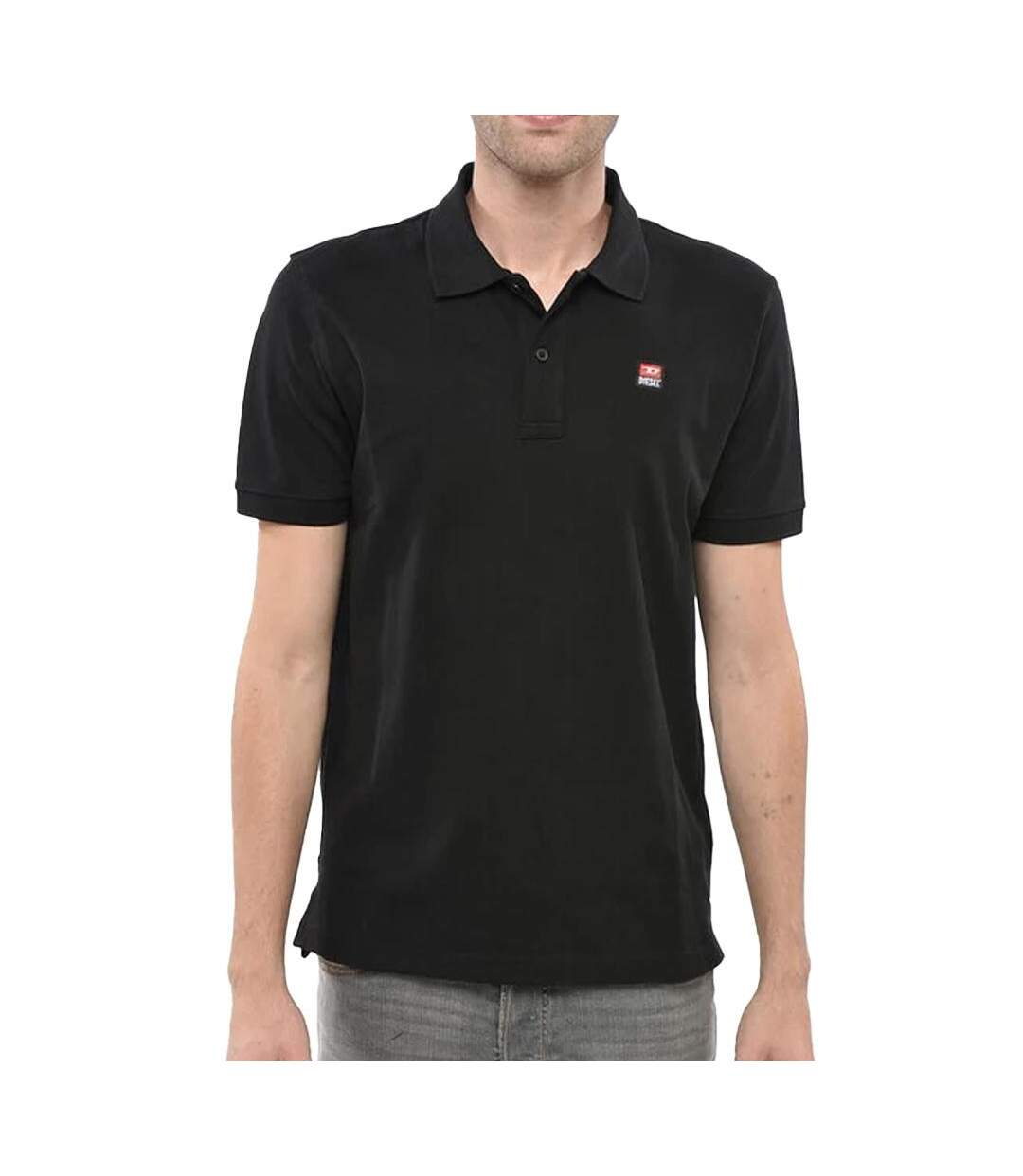 Polo noir homme diesel smith a19714-1
