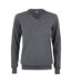 Womens/ladies oakville v neck sweatshirt anthracite melange Cutter & Buck-2
