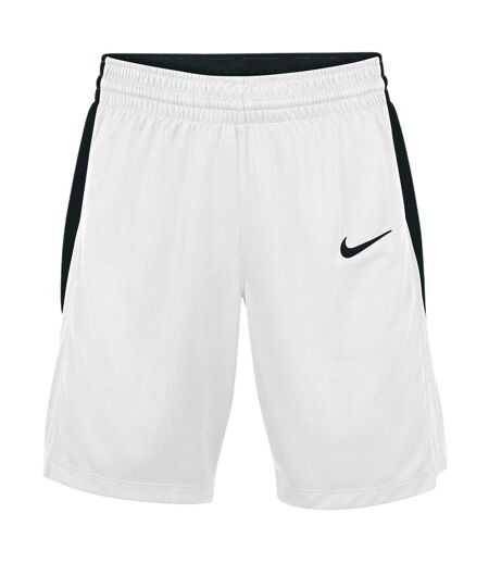 Short De Basket Team Femme Blanc Noir Nike
