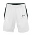 Short De Basket Team Femme Blanc Noir Nike-1