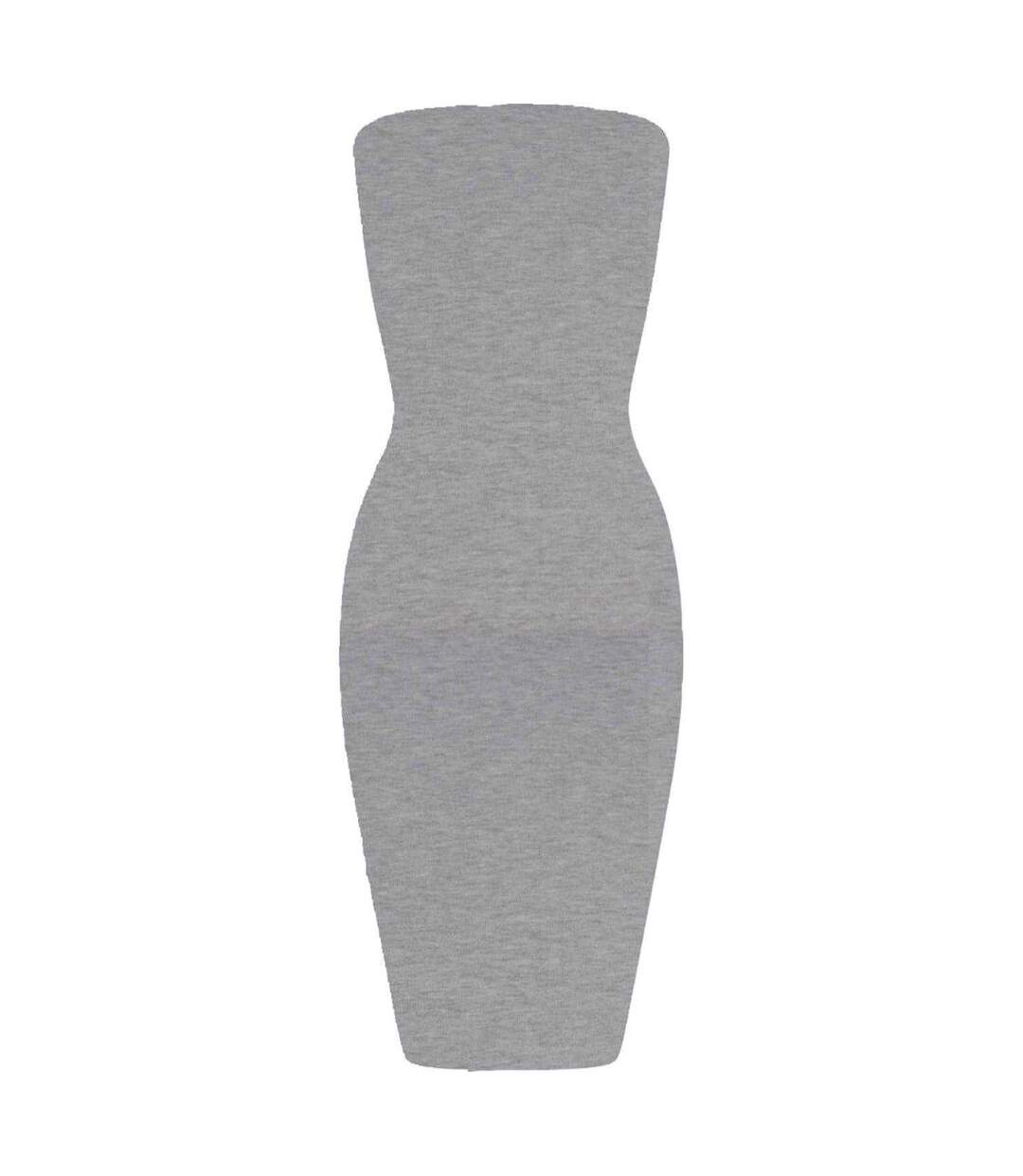 Robe Moulante Femme Gris Honeyz-2