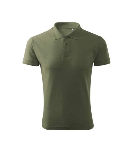 Polo Homme Vert Kaki Malfini