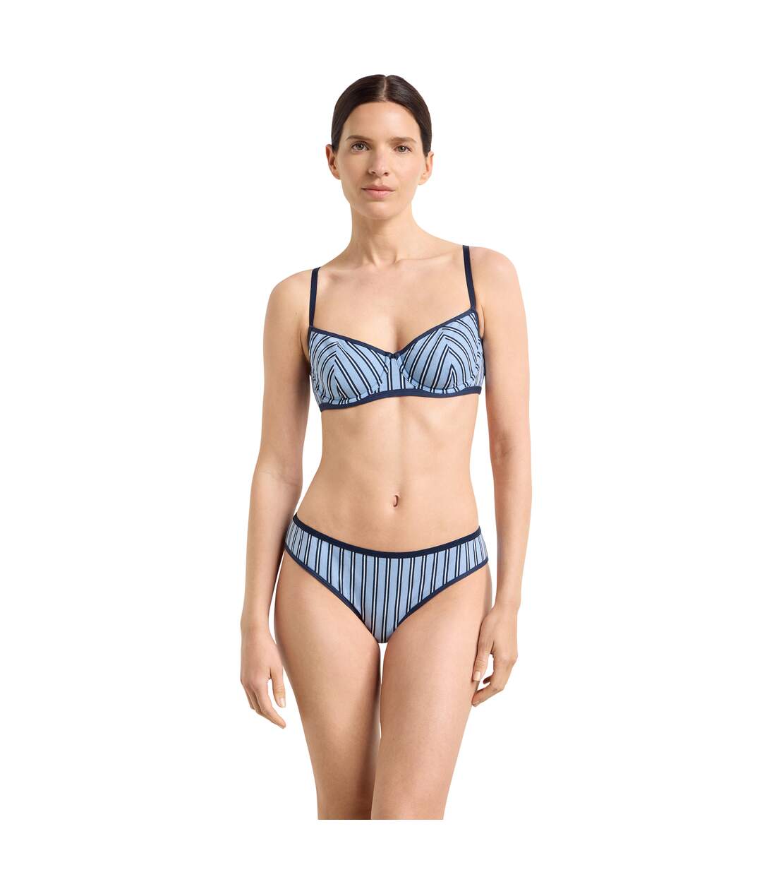 Tanga à rayures Dim x Inès de la Fressange-3