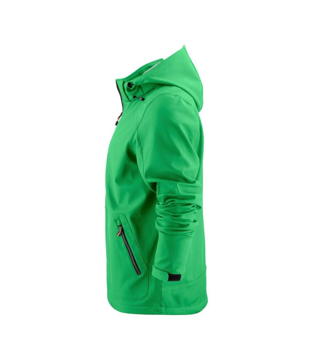 Mens Karting Soft Shell Jacket Fresh Green Printer-3