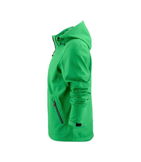 Mens Karting Soft Shell Jacket Fresh Green Printer