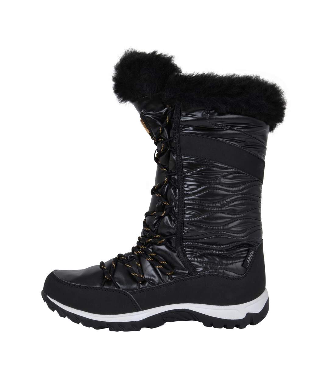 Womens kardrona ii faux fur trim snow boots black Dare 2b-2