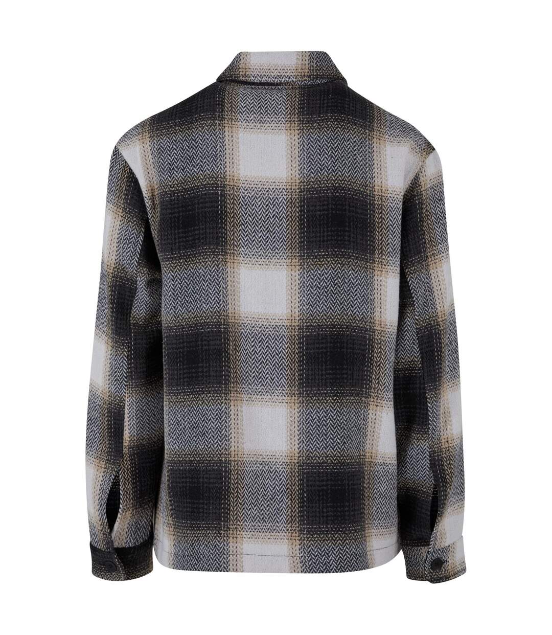 Veste Chemise Homme Beige Noir Urban Classics-2