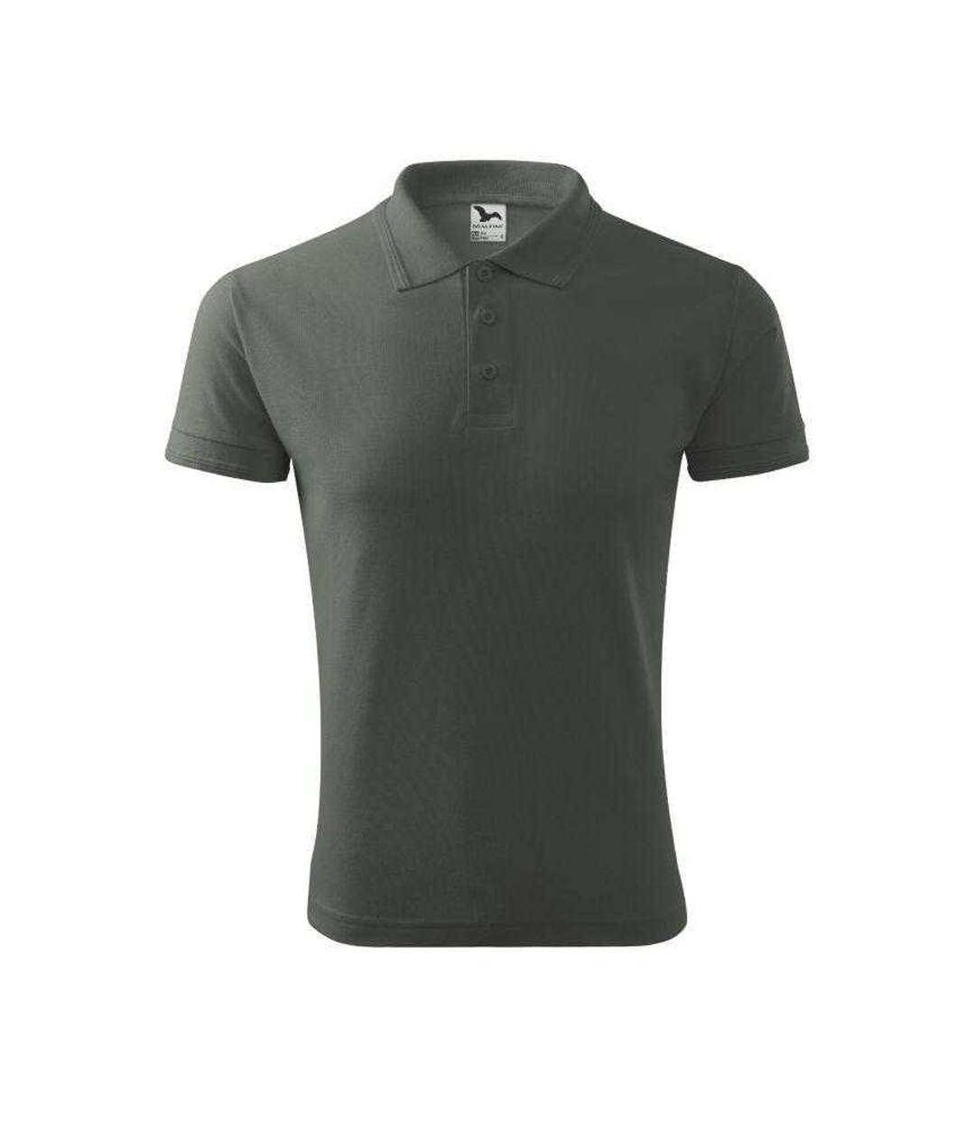 Polo Homme Vert Kaki Malfini-1