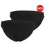 Pack Of 2  Womens/ladies Individual Seamless Bikini Bottoms  Black Wolford-1