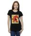 Disney - T-shirt BIG HERO BAYMAX BAYMAX NEWSPAPER - Femme (Noir) - UTBI13048-2