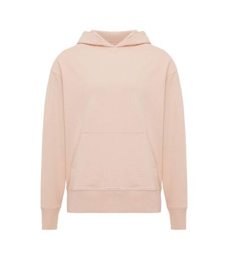 Unisex Adult Yoho Recycled Cotton Relaxed Fit Hoodie Peach Nectar Iqoniq