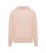 Unisex Adult Yoho Recycled Cotton Relaxed Fit Hoodie Peach Nectar Iqoniq-2