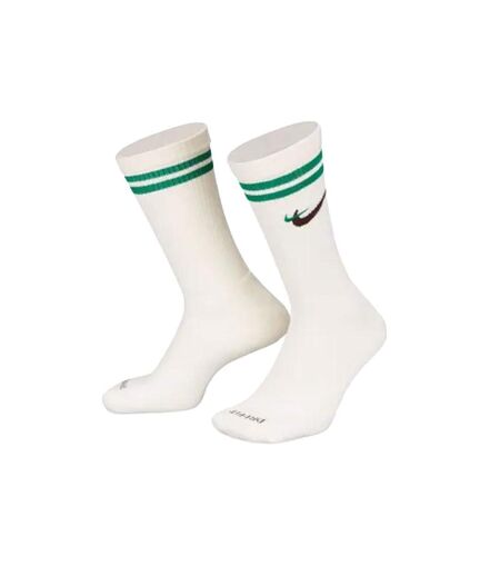 Chaussettes vert/ecru homme nike sail univer