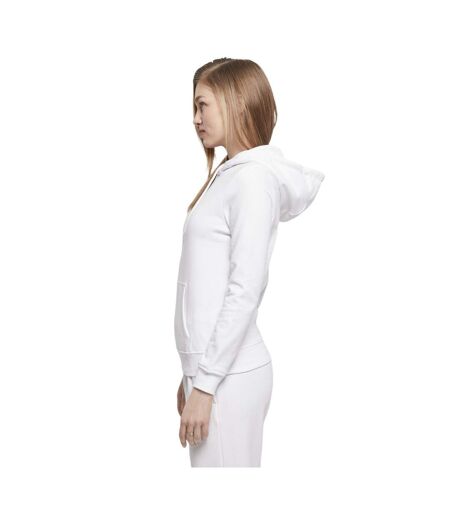 Sweat À Capuche Basic Femme Blanc Build Your Brand