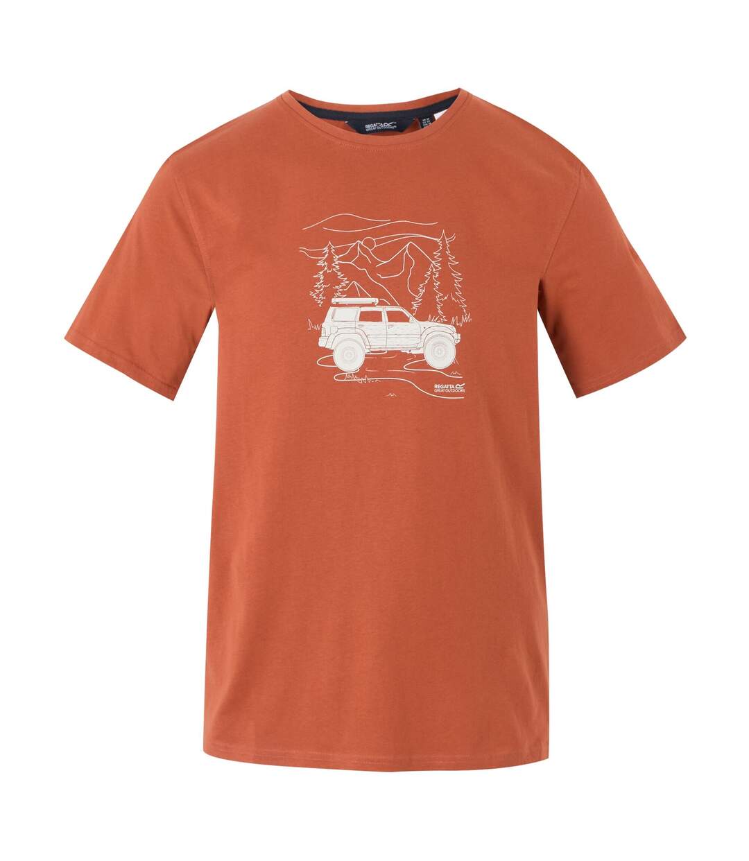 T-shirt cline homme terre cuite Regatta-1