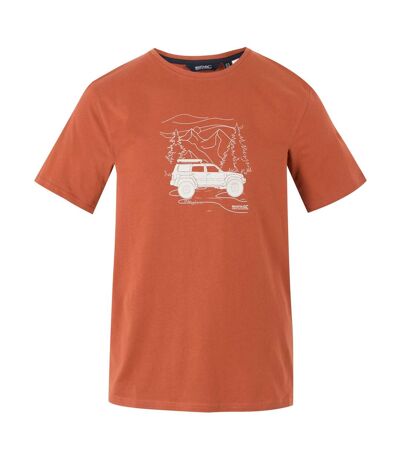 T-shirt cline homme terre cuite Regatta