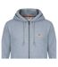 Mens Signature Cotton Full Zip Hoodie Grey Marl SoulCal-4