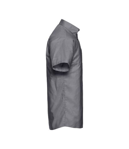 Chemise Formelle Oxford Homme Argenté Russell Collection