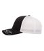Unisex adult 110 mesh two tone cap black/white Flexfit-3
