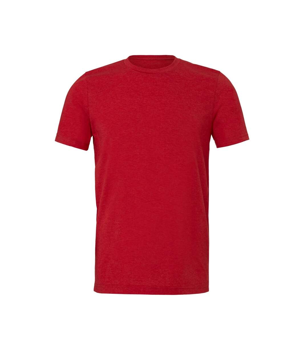 T-shirt adulte rouge chiné Bella + Canvas