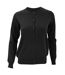 Kustom Kit Womens Round Neck Cardigan / Ladies Knitwear (Black) - UTBC2686