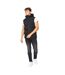 Mens hanjo gilet black Crosshatch