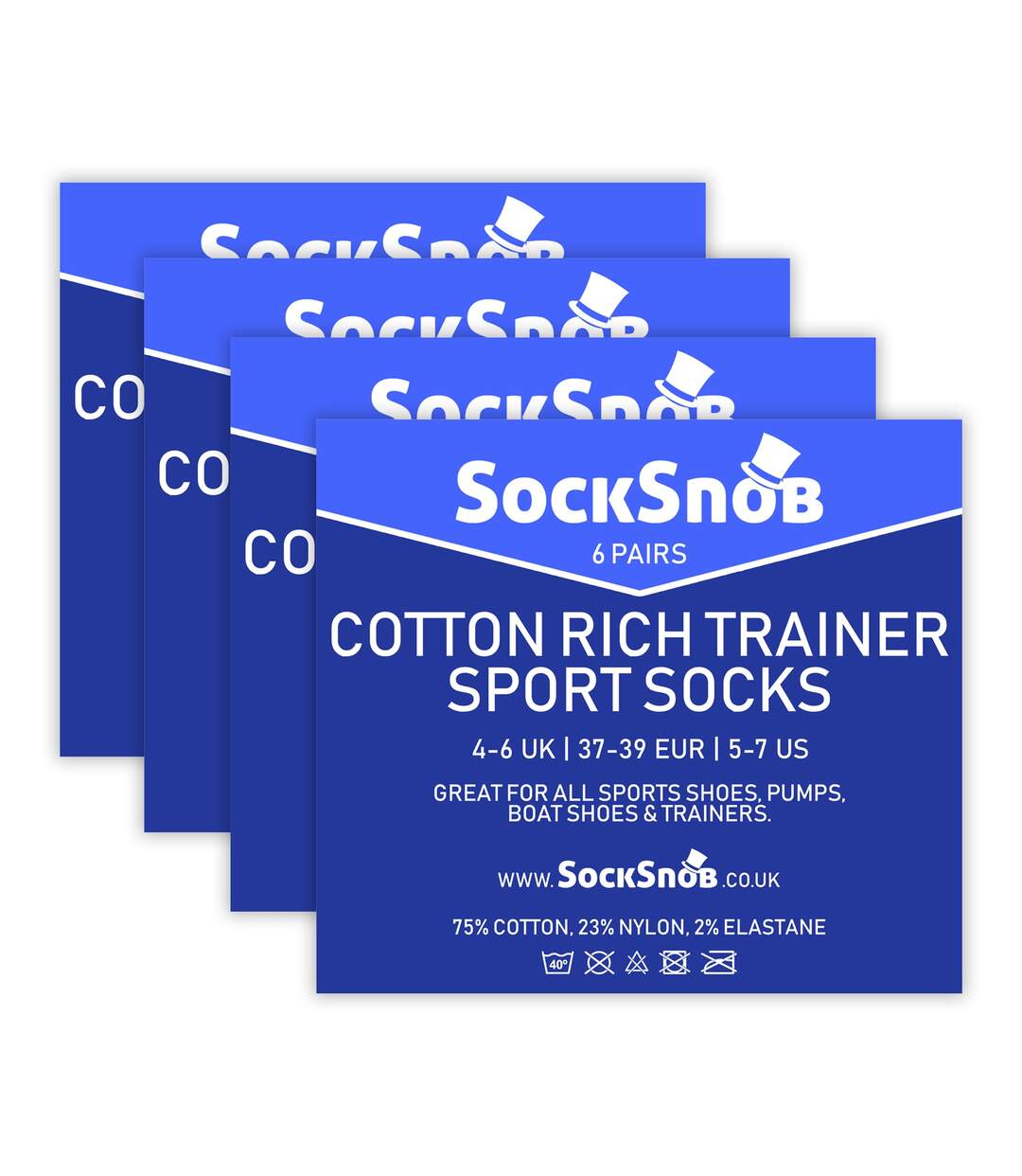 24 Pack Multipack Cotton Trainer Socks for Men & Women-2