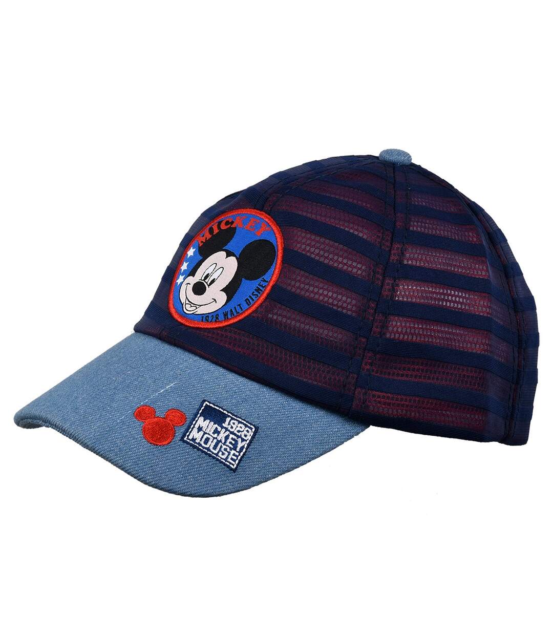 Casquette enfant MULTILICENCE: Pat Patrouille, Mickey, La reine des neiges, Marvel, Avengers.... Et4002 Mickey Bleu-1