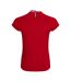 Womens/ladies Striped Vapodri Rugby Jersey Red White Canterbury-3