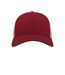 Casquette style trucker rapper mixte bordeaux / beige gris Atlantis