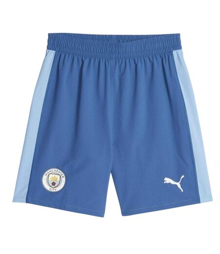 Mens Cb Promo Manchester City Fc Football Shorts Lake Blue Puma
