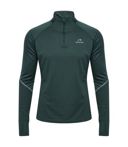 Mens Power Logo Half Zip Track Top Green Gables Newline