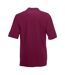 Fruit Of The Loom Mens 65/35 Pique Short Sleeve Polo Shirt (Burgundy) - UTBC388