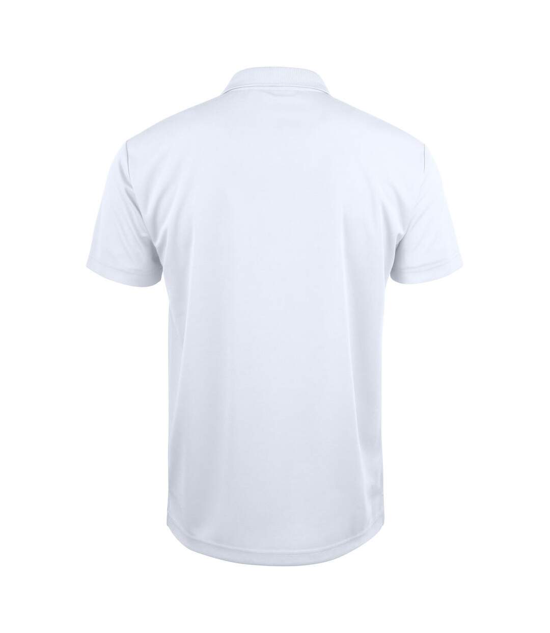 Unisex Adult Basic Active Polo Shirt White Clique-2