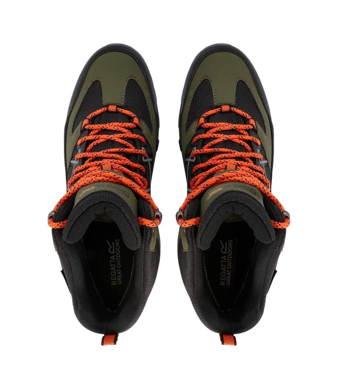 Bottines De Marche Samaris Homme Vert Cyprès Orange Flamboyant Regatta-4